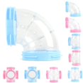 thumbnail image 2 of Plastic Hamster Tunnel Funny Breathable Mouse Tube Pipe Hamster External Pipe, 2 of 10