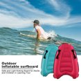 thumbnail image 3 of Asuda Surfboard inflable Surfing Body Body Natación Playa Playa Juguete de agua con asa, Rosa Roja Jooan Modelo, 3 of 6