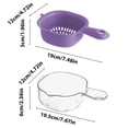 thumbnail image 3 of Double Layer Fruit Washing Basket Strainer Set, Kitchen Draining Bowl Cleaning Storage Tool, Portable Handle Produce Rinsing Organizer Device, Home Kitchen Food Preparation Equipment, 3 of 7