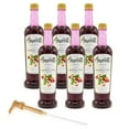 thumbnail image 3 of Amoretti - Premium Lingonberry Syrup, 94 Servings Per Bottle (750 ml), with Pump for Flavoring Coffees, Cocktails, and other Beverages, Gluten Free, GMO/GEO Free, Preservative Free, 3 of 4