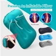 thumbnail image 4 of 【🇲🇾Stock】Travel Air Neck Pillow Lightweight Camping Inflatable Outdoor Office Sleeping Portable Elastic Fabric Bantal 43*28*12CM, 4 of 25