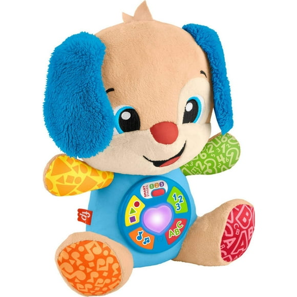Fisher-Price Laugh & Learn Smart Stages Puppy Plush Musical Learning Toy for Baby & Toddler