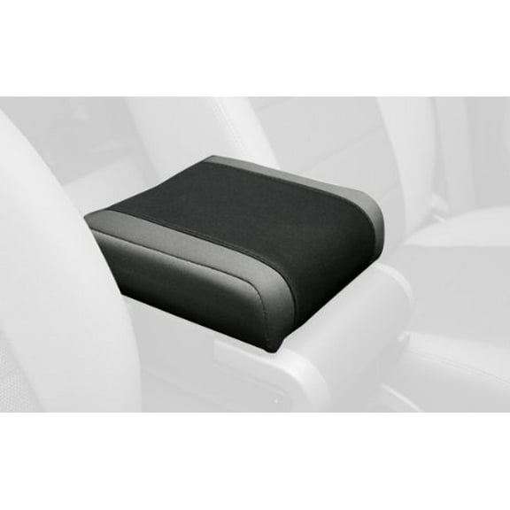 Rugged Ridge by RealTruck Center Console Cover for Wrangler JK | Neoprene, Black/Gray | 13107.09 | Compatible with 2007-2010 Jeep Wrangler JK