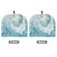 thumbnail image 2 of HELLHERO Marble Teapot Dust Cover with Easy to Clean Insulation Polyester Cavcas, Holiday, 2 of 8