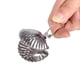 thumbnail image 3 of Lindo acero inoxidable suelto Infusor de té hoja colador filtro difusor hierbas especias Shell Pincher, 3 of 8