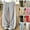 Gray, variant on Spazoro Girls Wide Leg Sweatpants with Pockets, Loose Fit Drawstring Elastic Waist Side Stripe Solid Color Wide Leg Trousers for Daily Street Outings Gray Size 9-10