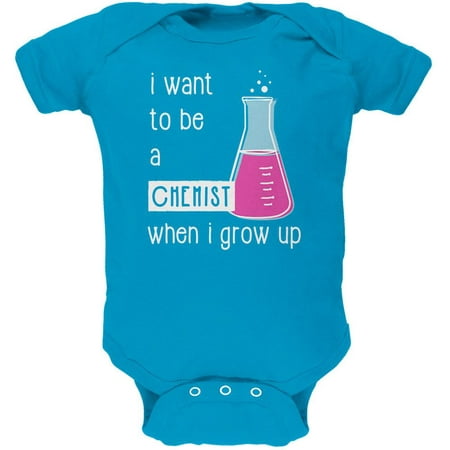 

When I Grow Up Chemist Soft Baby One Piece Turquoise 18-24 M