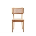 thumbnail image 3 of Manhattan Comfort Giverny 17.32" Wood Dining Chairs in Natural (Set of 2), 3 of 5