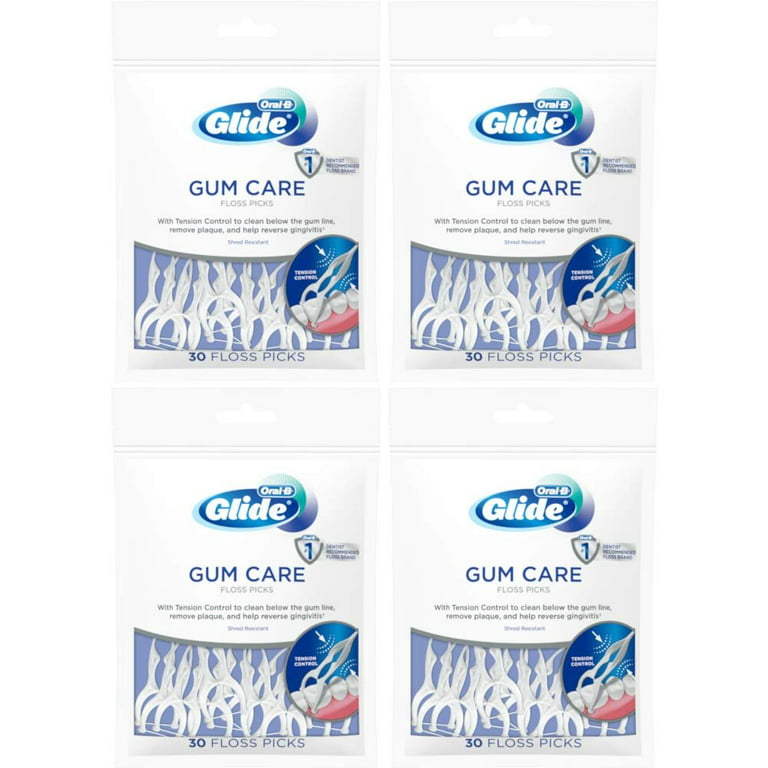 Oral-B Glide Pro-Health Protection Dental Floss Picks 30 Ct Pack of 4 - Walmart.com