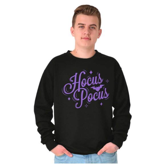 Spooky Halloween Magic Hocus Pocus Sweatshirt for Men or Women Brisco Brands S