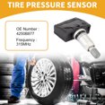 thumbnail image 2 of Unique Bargains No.4250B877 Tire Pressure Sensor for Mitsubishi Eclipse 2006-2012 Tire Pressure Monitoring Sensor 315MHz, 2 of 7