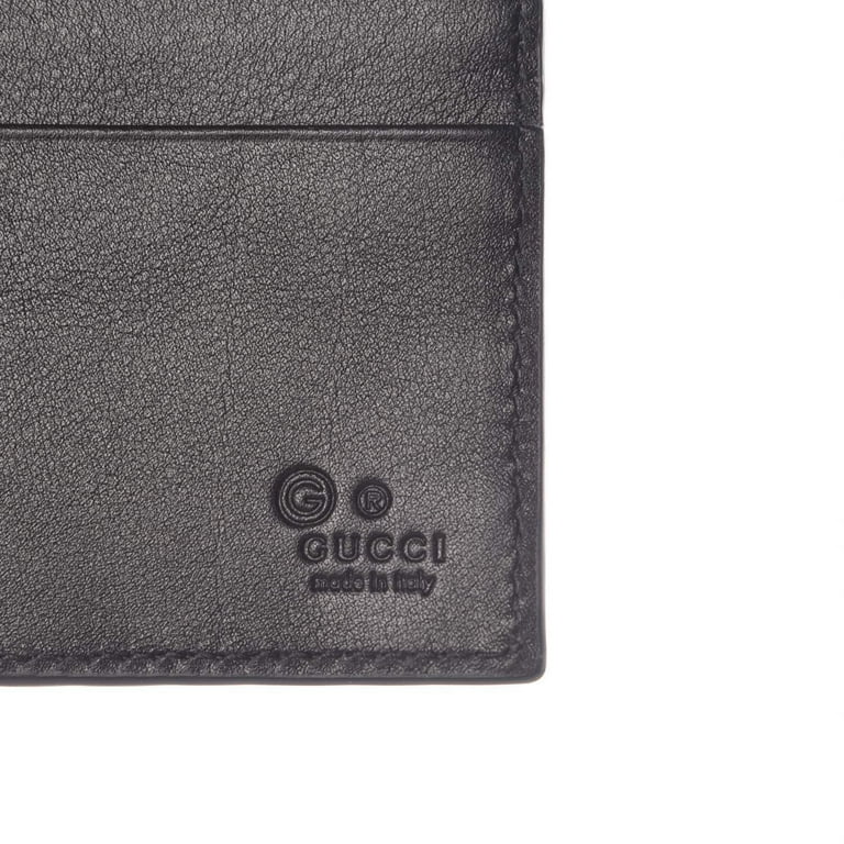 Gucci GG Marmont Leather Money Clip Card Holder in Gray