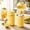 Yellow, variant on 2 in 1 Ice Maker Cup, Press to Release Easy Storage, Stainless Inner Cup for Freezer Small Kitchen Cold Drinks,1PC,Yellow