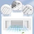 thumbnail image 2 of Fundas de ventilación de techo Datanly, 6 unidades, 20 x 10 cm, tamaño interior, 2 of 6