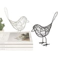 thumbnail image 2 of Decoración rústica de mesa, estatua de pájaro de metal hecha a mano con funcionalidad de soporte para notas, que realza el estilo de su casa de campo con elegancia práctica (2 piezas), 2 of 5