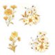 thumbnail image 2 of 20Pcs Daisy Sticker Decorative Self Adhesive Beautiful Warm Yellow Daisy Flower Stickers for Water Bottle Scrapbook Laptop, 2 of 3