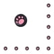 thumbnail image 2 of Seitruly Grips Caps Cóncavo Cómodo Útil Forma de pata de gato Thumbstick Cover Controller Accesorios para doméstico rosa sobre negro rosa sobre negro 10piezas, 2 of 6