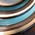 thumbnail image 3 of Gibson Elite 116858.12 Everston Dinnerware Set, Teal - 12 Piece, 3 of 3