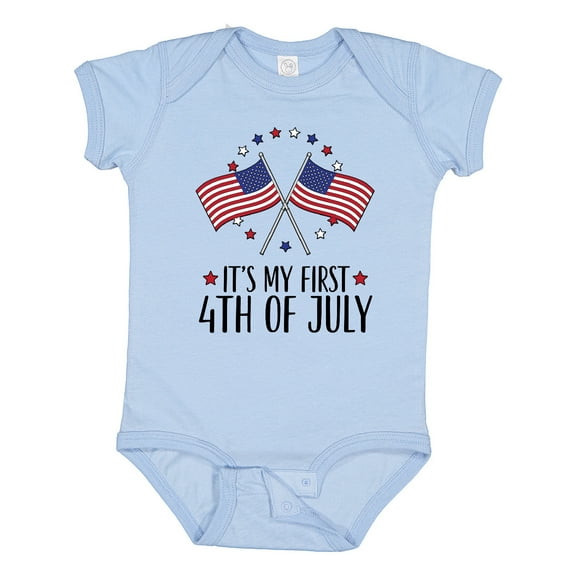 Inktastic My 1st 4th of July Parade Boys or Girls Baby Bodysuit