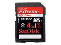 SanDisk 4GB Extreme SDHC Card