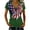 Green, variant on MEICHEN Women Graphic Casual T Shirt Short Sleeve Tee Tops Summer Fashion Clothing for Women