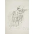 thumbnail image 3 of Ivan Ivanec 18x24 Black Modern Framed Museum Art Print Titled - Soldier of the Legion of Ukrainian Siczowe Shooters (1914-1920) in Okopa (1916), 3 of 5