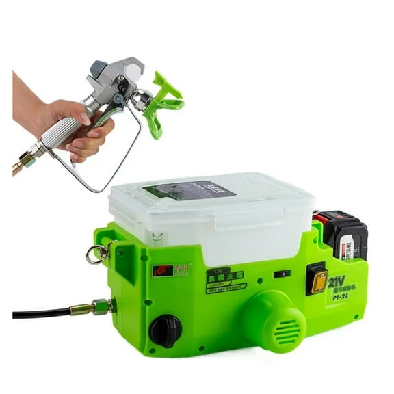 Electric High Power Backpack Handheld Airless Sprayer Lithium Battery Professional High Voltage Paint Spray Gun Machine ,Easy to Clean