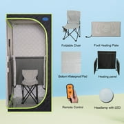 Cheelom Portable Plus Type Full Size Far Infrared Sauna Tent Home Portable Sauna Relaxation Indoor