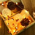 thumbnail image 2 of ZECATL 15pcs Wicker Rattan Balls Decorative Ball Orbs Vase Fillers Table Decor, Wedding Party Decoration, 2 of 7
