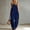 Navy, variant on Womens Romper Crew Neck Sleeveless Zip Up Soft Fabric Casual Wide Leg Jumpsuit 1 Piece For Daily Wear Summer