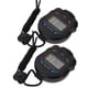 thumbnail image 4 of Cronómetro deportivo digital profesional de mano con pantalla LCD, 2 unidades, con alarma, para niños, corredores, deportes, fitness y árbitros XL-013 (negro), 4 of 5