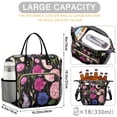 thumbnail image 2 of Sac à Lunch Isolé Imprimé Esthétique Grande Boîte à Lunch Réutilisable Sac à Lunch Adulte Double Compartiment Sac à Lunch Étanche Sac à Lunch Pliable Multi-Poches, 2 of 4
