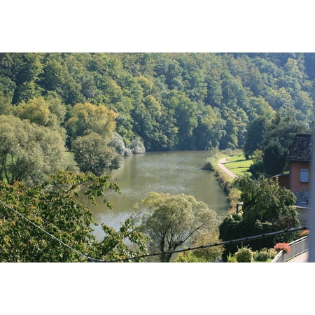 Framed Art For Your Wall River Water Nature Waters Lahn Valley Trees Framed Art For Your Wall River Water Nature Waters Lahn Valley Trees Aue 10x13 Frame