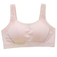 thumbnail image 2 of KkSLirnhs Bra for Girls 10-12 Girl Bras 12-14 Breathable & Stretchy Girls' Bra - Wire-Free, Nylon Blend for Active Wear 85 Pink, 2 of 7