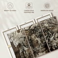 thumbnail image 6 of Elephant Stock Brown Tiger Wall Art - Horizontal Multi Panel Canvas - Living Room Wall Decor - Animal Multi Panel - Brown And Gray Decor By Irena Orlov - 74" x 48", 6 of 8