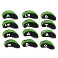 thumbnail image 2 of Fundas para cabezas de palos de golf, 12 piezas, cubierta protectora para palos de golf, cubierta protectora para palos de golf, accesorio meticulosamente diseñado, 2 of 8