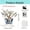 C-6C Home Decor, variant on karymi Stunning Colorful Acrylic Rose Series Desk Decor with Artistic Design for Study Office Home Bookshelf Mantel Vibrant Modern Ornament Bedroom Decor
