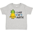thumbnail image 3 of Inktastic I Love My Auntie with Pineapple Boys Toddler T-Shirt, 3 of 5