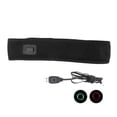 thumbnail image 3 of Dioche Carbon Fiber 5V Electric Head Wrap Heating 3 Gears Temperature Control Head Belt, 3 of 8
