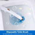thumbnail image 5 of Disposable Toilet Brush with 48 Refills, Wall Mounted Toilet Brush with Holder, Toilet Bowl Brush Set with 1 Toilet Wand, 1 Storage Box for Bathroom Cleaning, 5 of 7