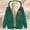 Green, variant on BLTIBY Womens Sherpa Jacket Fall Winter Printed Casual Fashion Long Sleeve Drawstring Full Zip Padded Coats Hooded Fuzzy Fleece Outwears with Pockets 2024 Blue XXL