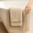 thumbnail image 4 of BedVoyage Luxury Towels, 3pc Set, 600 GSM, Ultra Soft Viscose derived from Bamboo Bath Towel, Super Absorbent, Extra Large – 1 Bath Size, 1 Hand Towel, 1 Washcloth (Champagne), 4 of 7