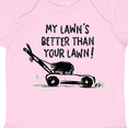 thumbnail image 4 of Inktastic Father's Day Dad My Lawn's Better Than Your Lawn Boys or Girls Baby Bodysuit, 4 of 5