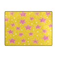 thumbnail image 5 of Yayeee Area Rugs for Living Room 6.7'x4.8' Non Slip Washable Bedroom Floor Carpet, Big Pink Stars Pattern, 5 of 5
