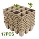 thumbnail image 1 of Muyoka Macetas de turba, bandejas de inicio de semillas, tazas de iniciación de plántulas de plantas, macetas biodegradables de semillas de vivero, 17 Uds. Muyoka Hogar, 1 of 7