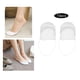 thumbnail image 5 of 10 pares de medias medias para mujer de corte ultrabajo con cabestrillo No Show, antideslizantes, delgadas, invisibles, ocultas para tacones planos blanco Baoblaze Calcetines de barco de mujer, 5 of 8