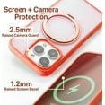 thumbnail image 5 of BLACK+DECKER 360°Spin Magnetic Stand for iPhone 16 Pro Max Case, Compatible with MagSafe Protective Stylish for iPhone16 ProMax Case, Ostand Kickstand Rotatable, Lanyard, Extra Buttons, Coral, 5 of 10