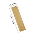 thumbnail image 2 of ORDDIART 3pcs Wall Mounted Storage Red Wooden Shelf for Living Room, 2 of 5