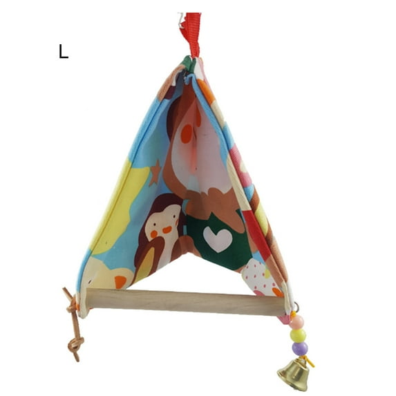 Small Parrot Birdhouse Hammock Swing Canvas Nest Bird Toy Comfortable Breathable Portable Light Easy To Clean