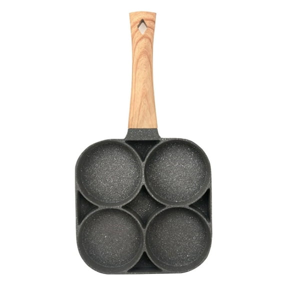 Fried Egg Pan, 4 Cups Thick Egg Frying Pan for Breakfast
